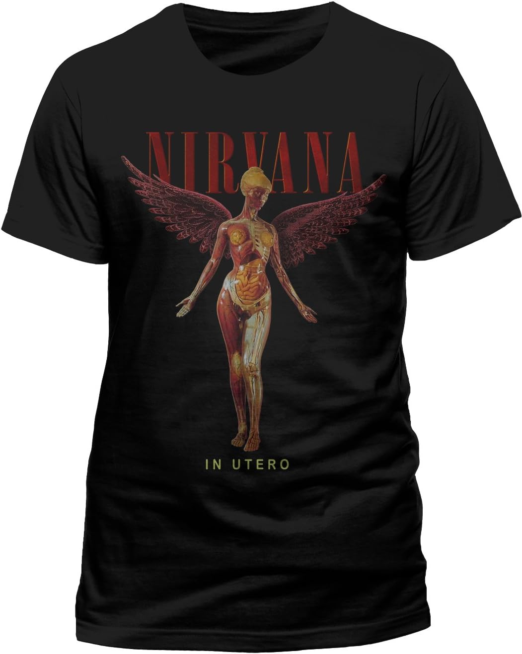Live Nation Men s Nirvana-in Utero Crew Neck Short Sleeve T-Shirt S