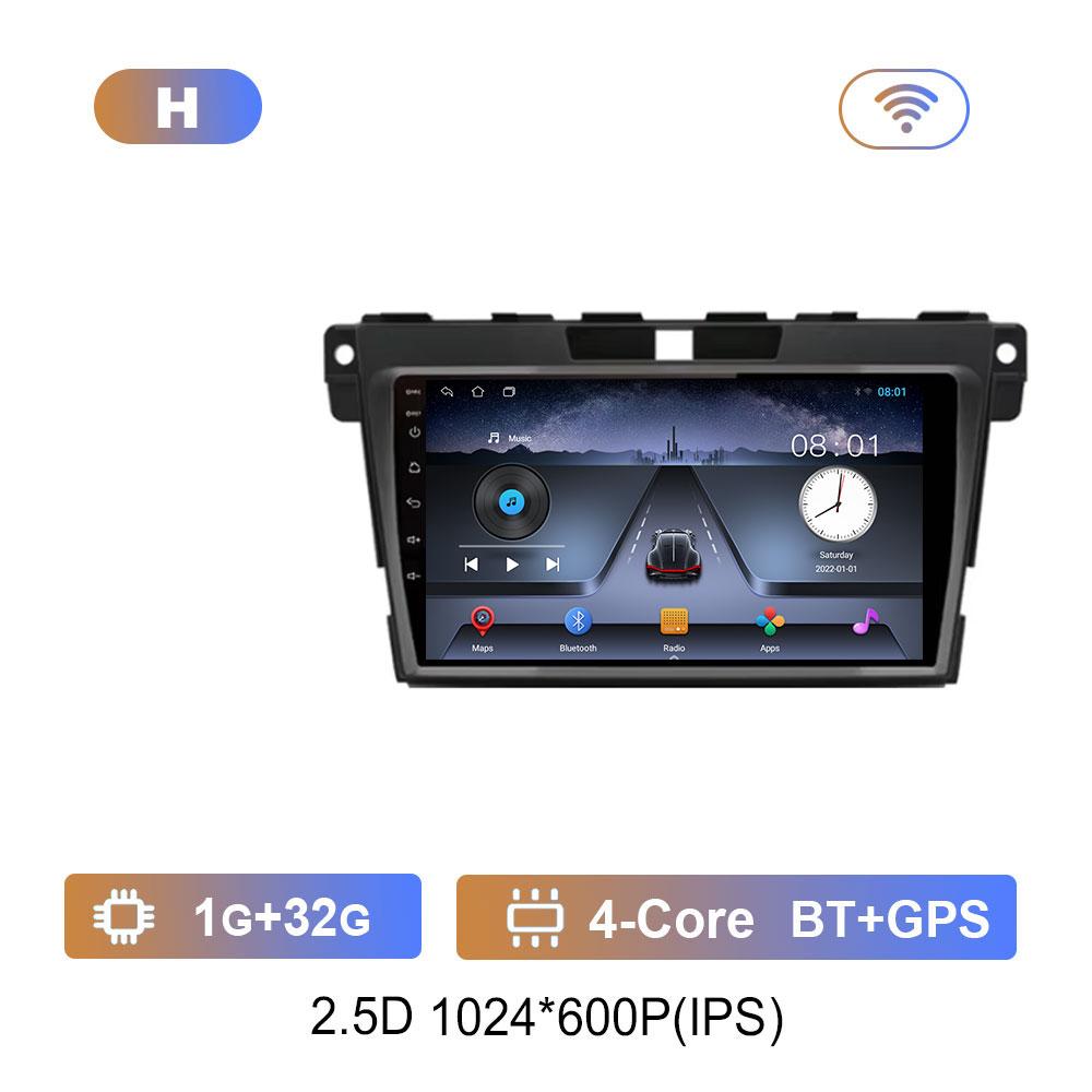 

Автомобильный видео-мультимедийный проигрыватель DSP Stereo для Mazda CX-7 CX7 2007 - 2014 Android System GPS Navi WiFi IPS Screen 4G Bluetooth