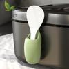 Kitchen Rice Scoop Holder Traceless Rice Cooker Spatula Organizer Tableware Storage Rack Spoon Holder Bathroom Utensil