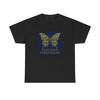 Unisex Adult T Shirt Brocade Butterfly Opulent Wings