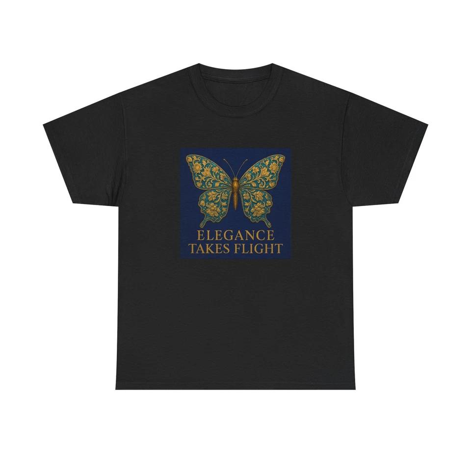 

Unisex Adult T Shirt Brocade Butterfly Opulent Wings S