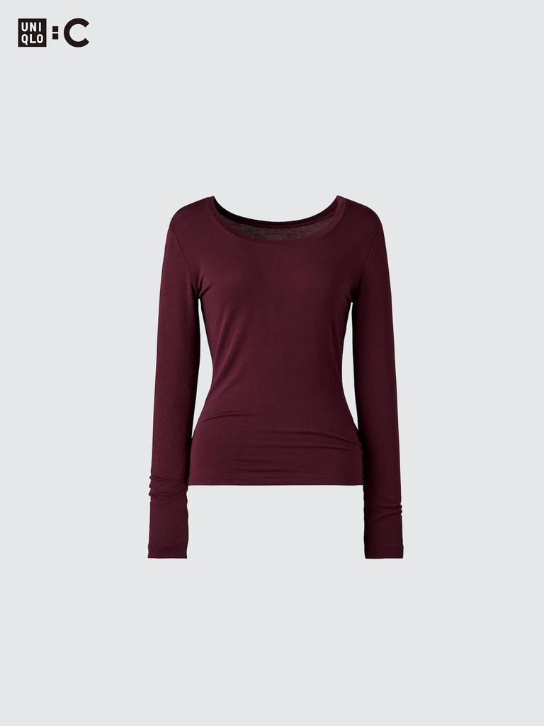 Uniqlo HeaTTech Cashmere Blend U Neck T