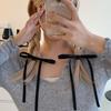 Solid Color Ribbon Hair Clip Female Long Streamer Sweet Temperament Duckbill Clip Simple Hair Accessories