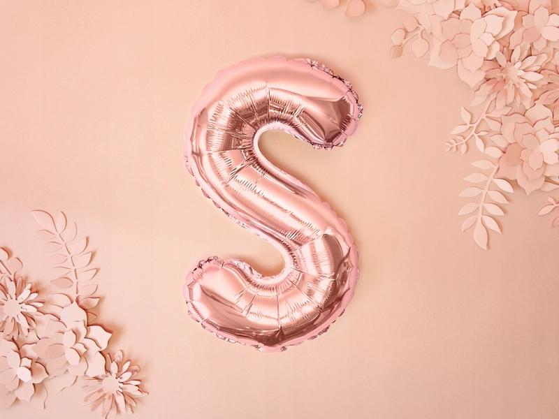 Foil Balloon Letter "", 35Cm, Rose Gold 1pc
