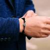 Vintage Mens Bracelet Rope Stainless Steel Viking Cross Braslet Sliding Adjustable 3mm Marine String Braclet Accessories Hombre