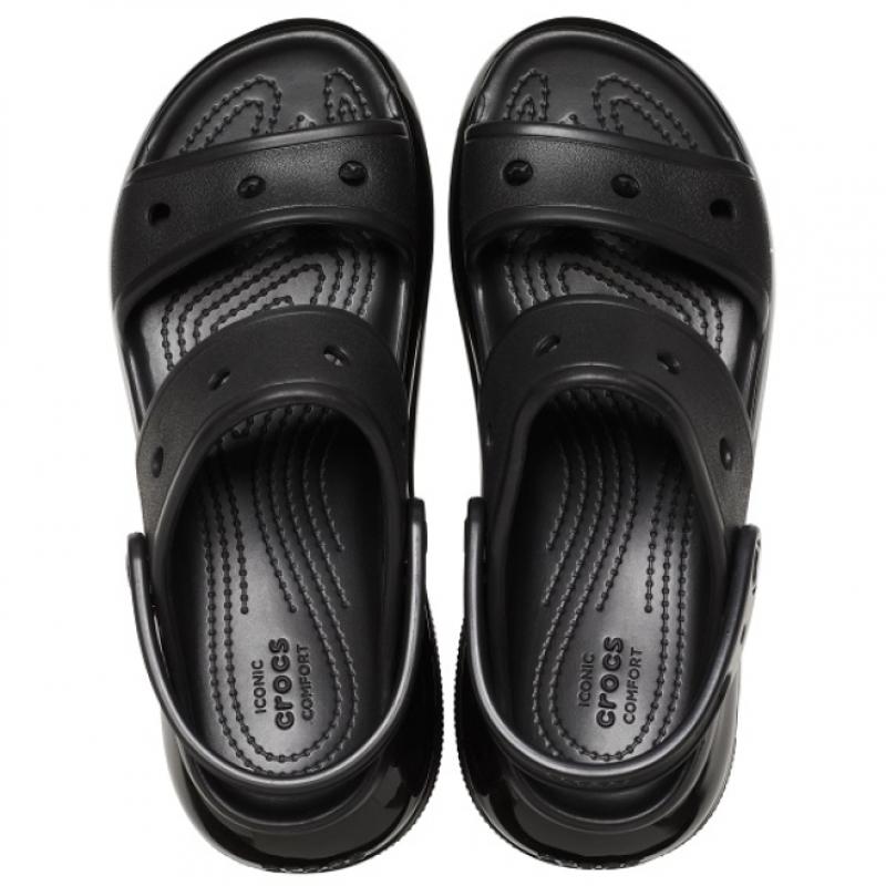 Crocs 207989 001 Mega Crush Sandals Black