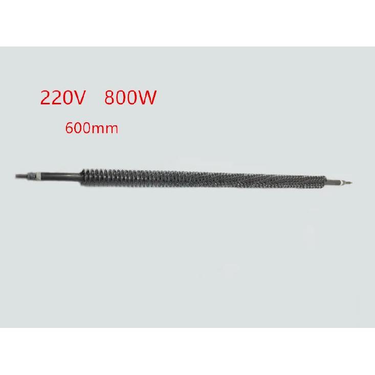 800W 220V finned heating element 600mm, straight fin tubular heat element