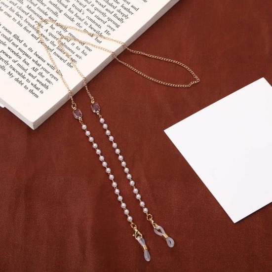 Lanț de ochelari atrăgător de culori vii, capabil de lectură, lanț de ochelari, cordon pentru ochelari pentru fată