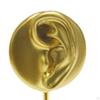 2 ear shaped Stud Holder Round Base Model Photography Prop Gifts Earring Display Stand for