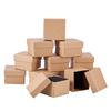 24pcs Cardboard Jewelry Boxes for Ring Square Tan 5x5x3.2cm