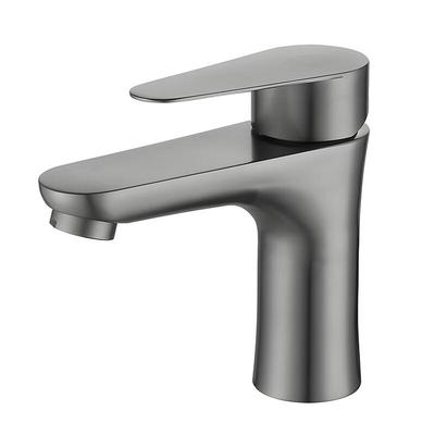Brushed Stainless Steel Bathroom Basin Mixer Tap