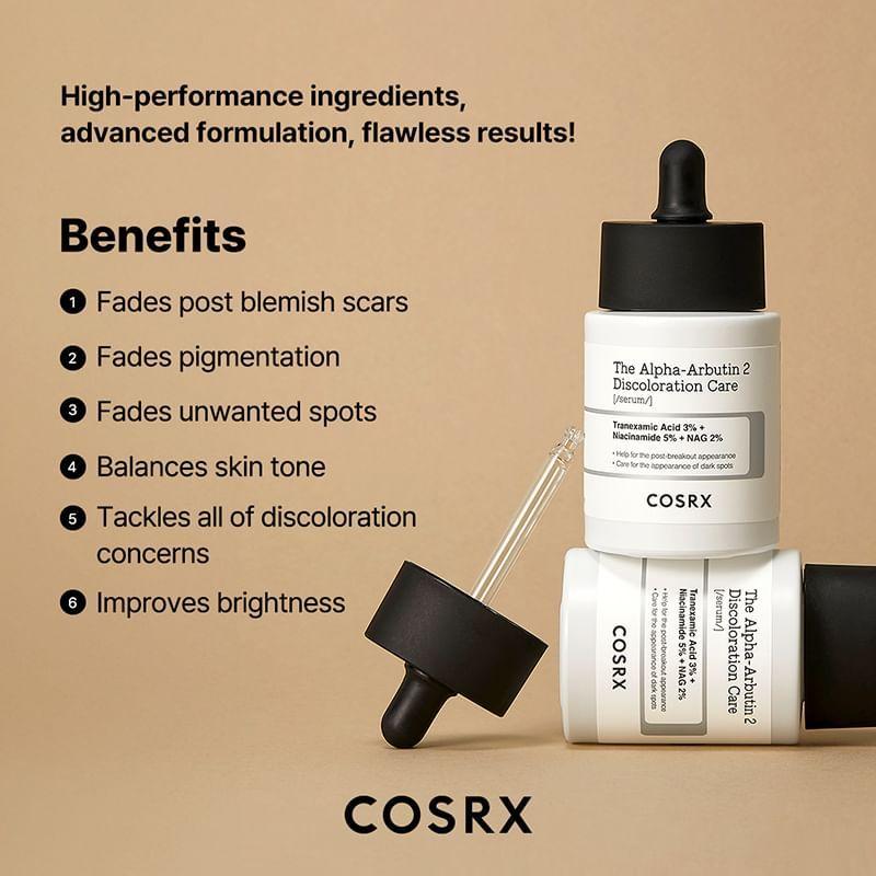 COSRX - The Alpha-Arbutin 2 Discoloration Care Serum