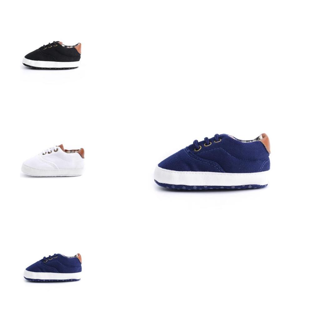 Premium Quality Baby Boy Soft Sole Canvas Shoes For Newborns To 18 Months