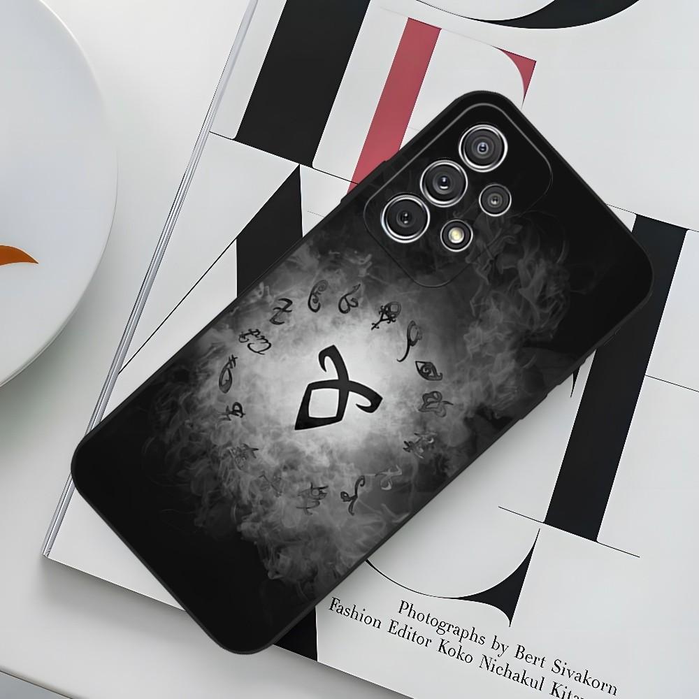 

Shadowhunters Phone Case for Sumsung Galaxy S24 S23 S22 S21 S20 A24 A34 N20 M54 A54 A53 Fe Plus Ultra Black Soft Cover samsung s20fe