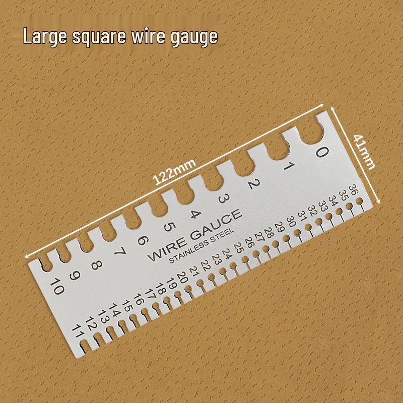 Stainless Steel Wire Gauge and Weld Inspection Ruler