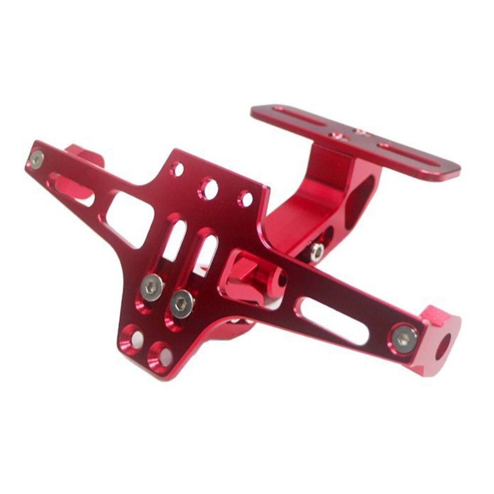 Adjustable License Plate Bracket Aluminum Zinc Zinc Alloy Turn Signal LED Lamp Holder Motorbike Parts