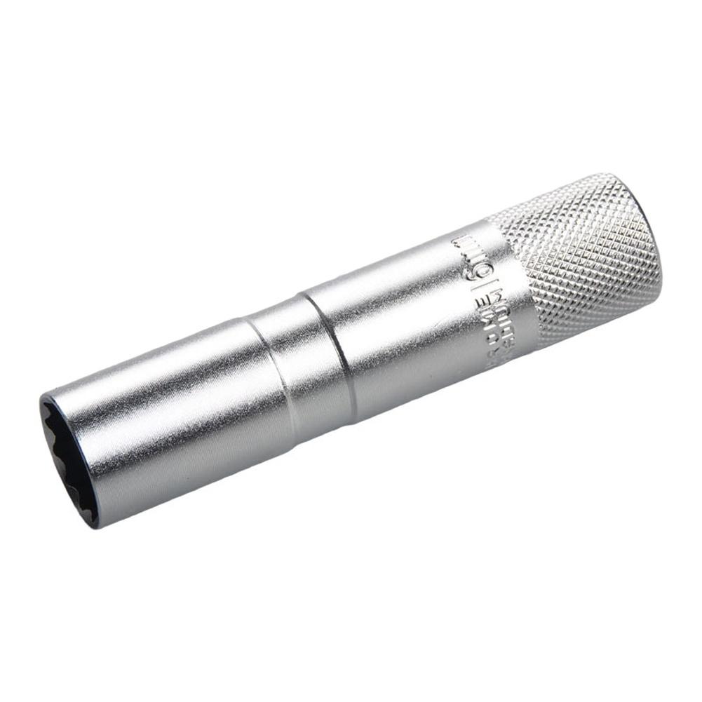 16mm Magnetic Spark Socket Wrench Flexible Thin Wall 12 Angle Chrome Vanadium Steel for Automotive and Motorcycle