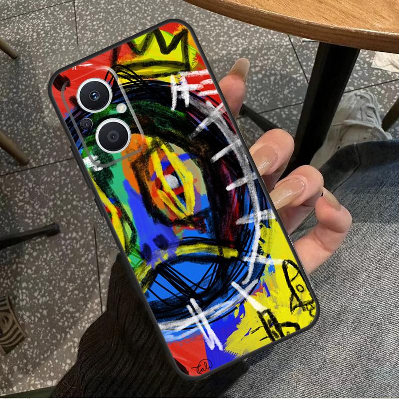 Graffiti Case For OPPO Reno 7 8 10 Pro 8T 2Z 4Z 5Z 6 Lite OPPO Find X6 Pro X2 X5 Lite X3 Neo Cover