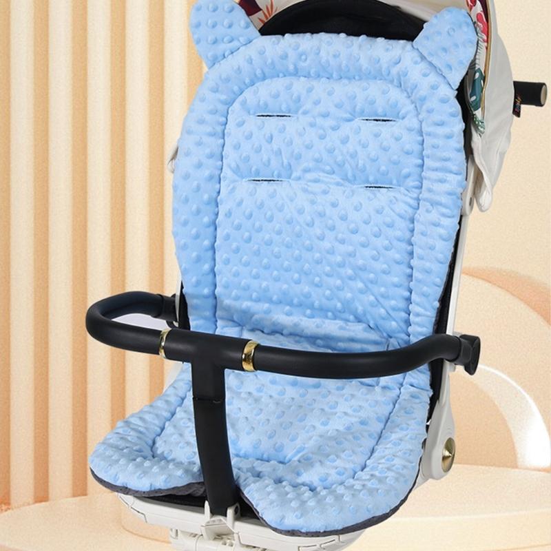 Infant Car Seats  Cushions Soft Headrest Pad Newborns Head Neck Support Cushions Dotted Pattern Pad for Strollers & Prams