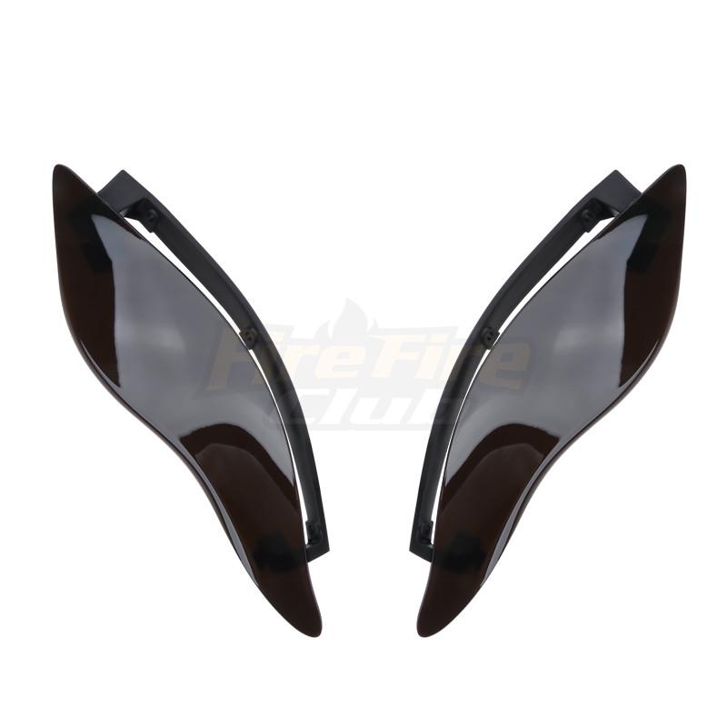 1 Pair Batwing Fairing Side Wing Deflector For Harley Touring Electra Street Tri Glide 2014 2015 2016 2017 2018