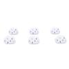 16pcs Duvet Pin Prevent Quilt Shifting Detachable Cloud Shape Comforter Button Clips for Quilt Cushions Curtains White