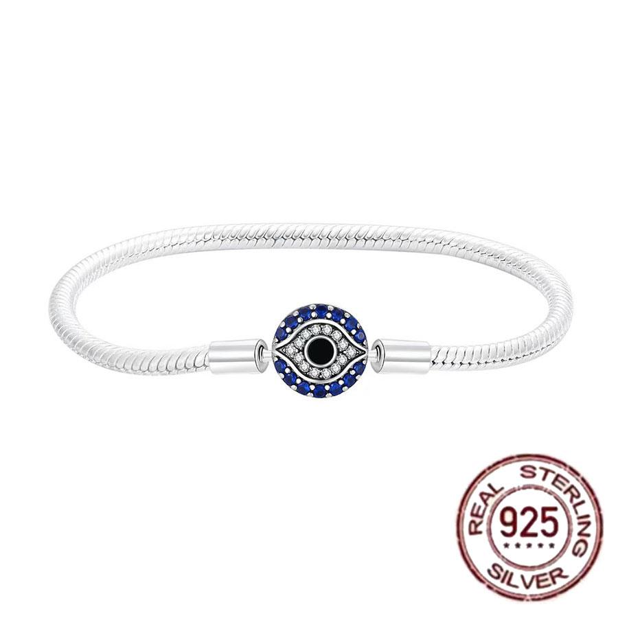 Best-selling 925 Sterling Silver Heart-shaped Crown Snake Bone Chain, Perfect for the Original DlY Bracelet! Ladies' Birthday Fa