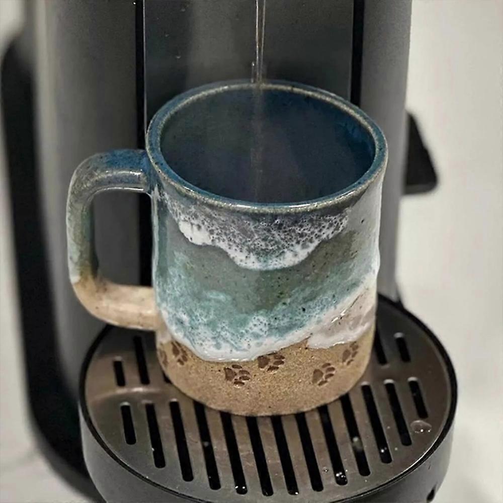 O-cean Shoreline Mug, Paw Print o-cean Shoreline Mugs