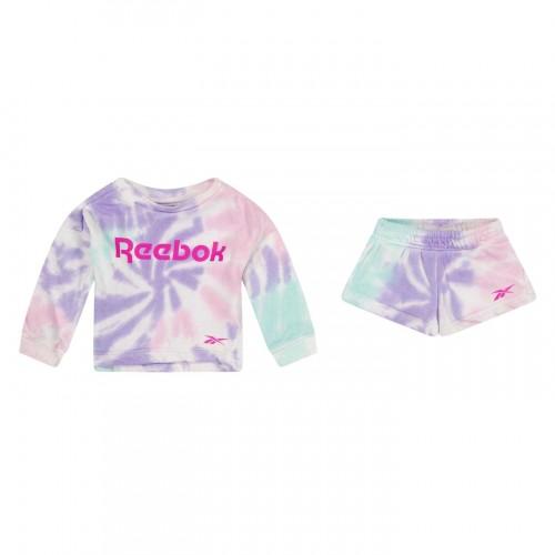 Reebok Baby Girls Swirl T-Shirt Set