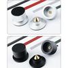 ABUL-4er-Set Füße Lautsprecher Spikes Fußpolster KTV Bühnenlautsprecher Aluminium Isolation HIFI Ständer Schwarz