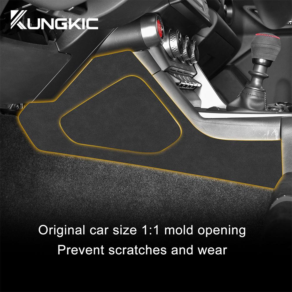 RHD LHD For Subaru BRZ Toyota GR86 2025 2025 2025 2025 Suede Protective Pad Central Control Side Sticker Interior Accessories