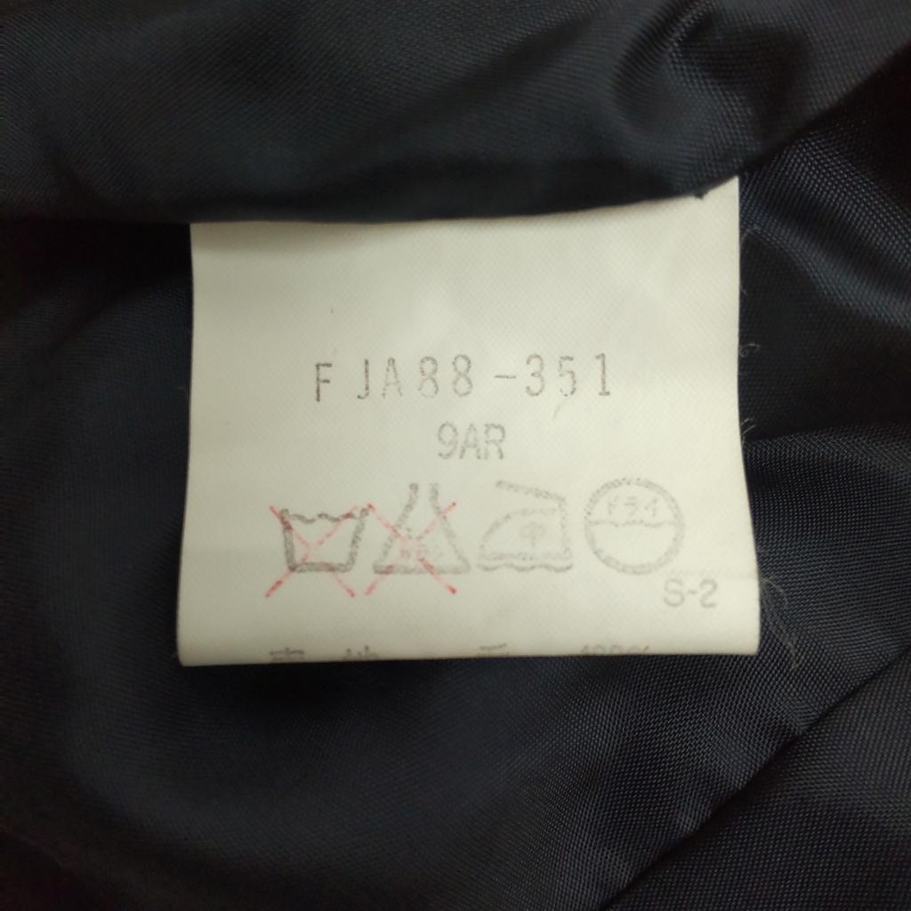 90s Vintage Burberrys skirt suit women 9AR M olive gray two-piece(USED)