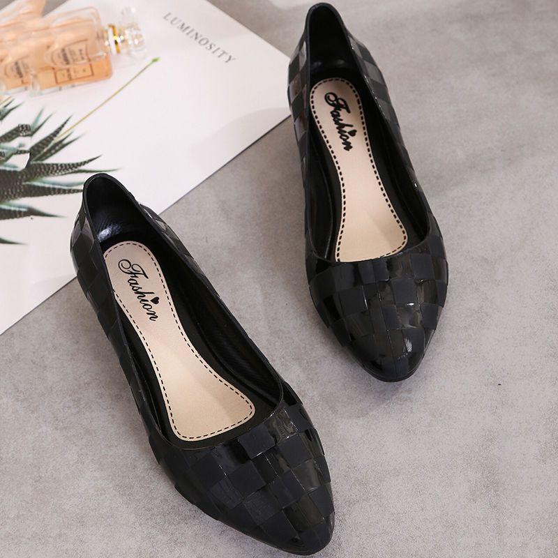 

Непромокаемая обувь с низким берцем, непромокаемая обувь, женские летние резиновые туфли на низкой трубке, кухонная рабочая обувь, обувь с гелевым покрытием, противоскользящая обувь 41 чёрный