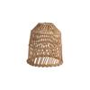 Handwoven Rattan Pendant Lamp Shade Vintage Style Decorative Lighting Fixture Cover for Ceiling Lights Rustic Bohemian Design