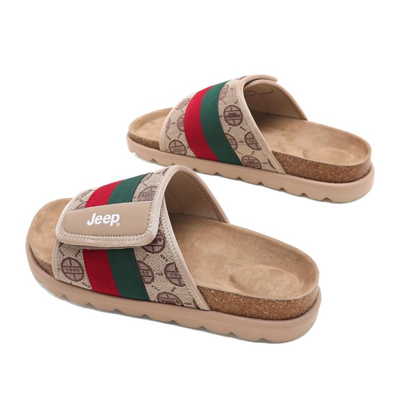 Jeep Sandálias de Encaixe EVA Florais Tendência de Moda Calçado Unissex P750W14630