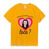 Nuova Bella Dove Diavolo Sei Stata Loca Maglietta La Saga di Twilight Maglietta Jacob Black Loca Graffiti Maglietta Unisex Unisex Maglietta