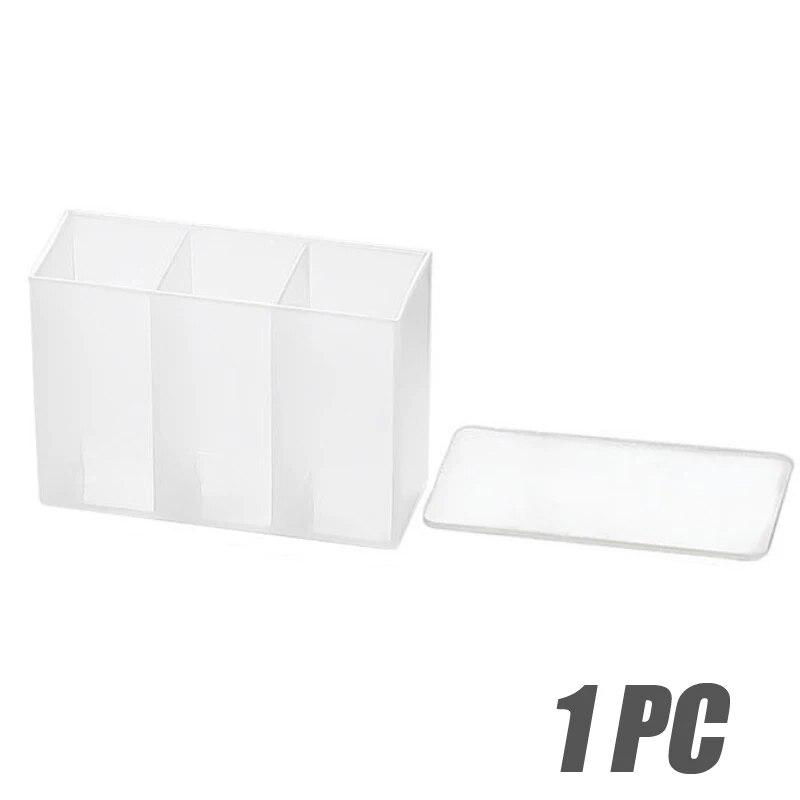 

3/2/1 шт. настенный 3 сетки шкатулка для ювелирных изделий шкаф самоклеящаяся коробка для хранения мелочей карандаш для бровей губная помада органайзер для глазури для губ