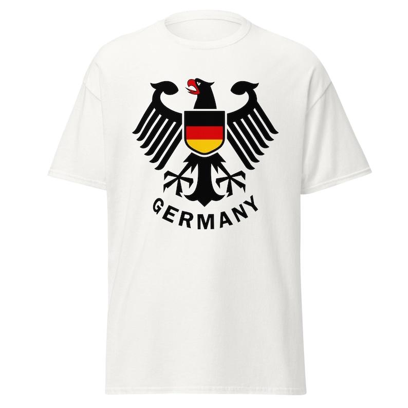 Germany National Team T-Shirt | Black Eagle & Flag Crest World Cup 2026 Tee