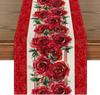 Desktop Ornaments Love Table Flag Tablecloth 33*183cm Table Runner For Festive Atmosphere Event Decoration Valentine's Day Party