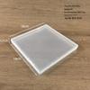 Transparent Ultra-Thin 1.7cm Rectangular Jewelry Box with Lid