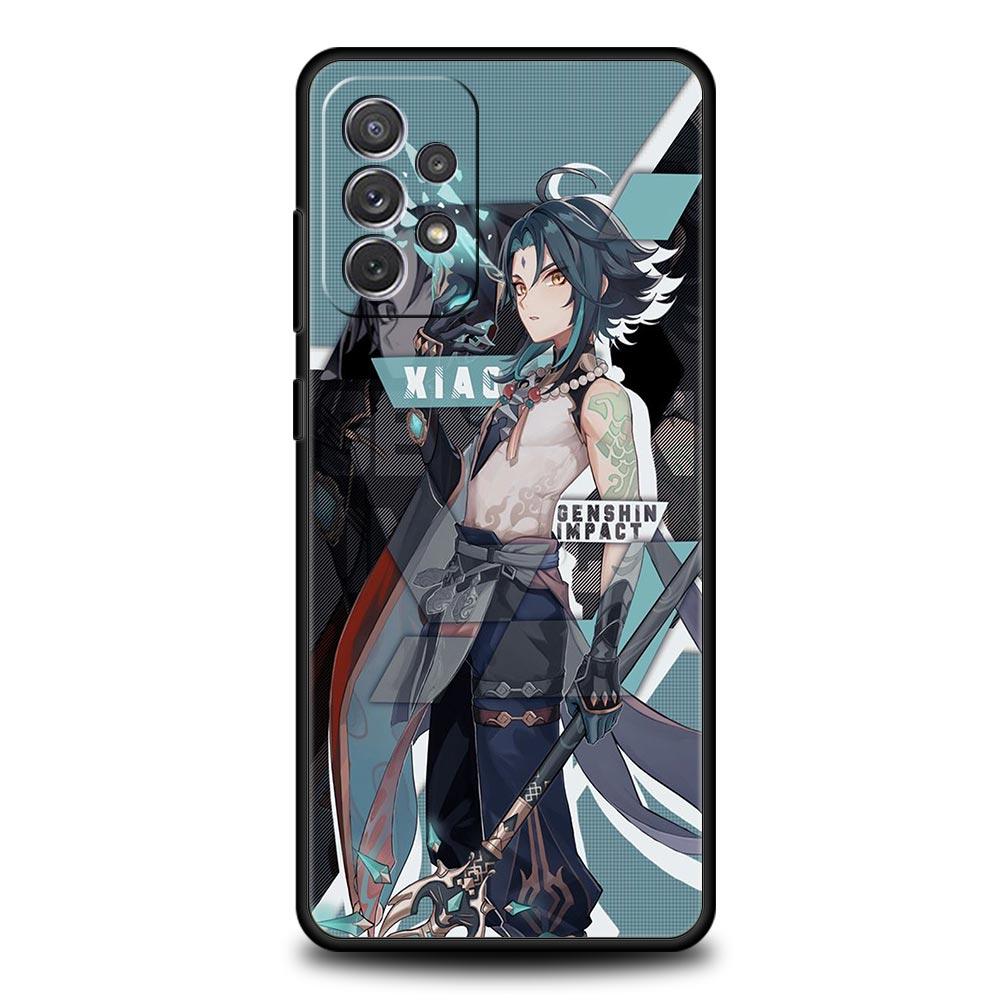 

Чехол для телефона Hu Tao Genshin Impact для Samsung Galaxy A51 A71 A21S A12 A11 A31 A52 A41 A32 A01 A23 A33 A53 A73 A03S A13 5G Samsung A01