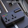Car Inverter Power Adapter 200W DC 12V/24V to AC 220V Converter QC 3.0 USB/PD/Type-C Chargers Voltage Detection ON/OFF Switch