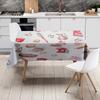 Waterproof Floral Tablecloth Washable Vintage Farmhouse Kitchen Dining Table Cover Rectangle Decor