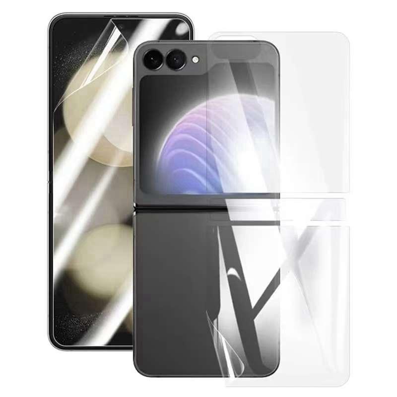 

For Samsung Galaxy Z Flip6 5G/Galaxy Z Flip7 FE 5G Screen Protector Full Coverage HD Clear PET Hydrogel Film