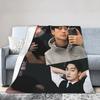 Choi San Singer Blanket Quality Warm Soft  Throw Blanket Spring Girls Boys Outdoor Print Bedspread