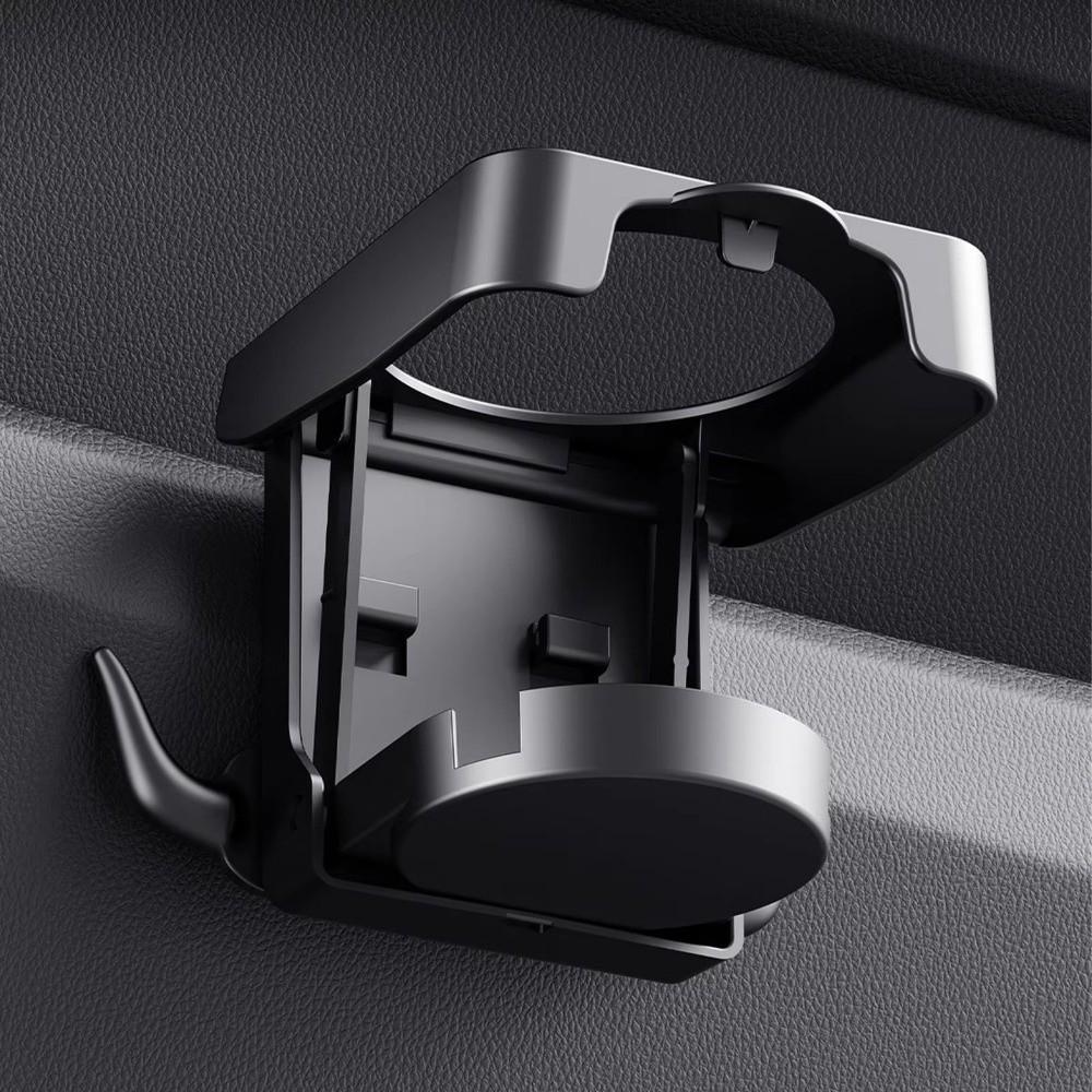 Universal Car Beverage Holder Foldable Drink Storage Rack Universal Auto Cup Mount Motorcycle Use