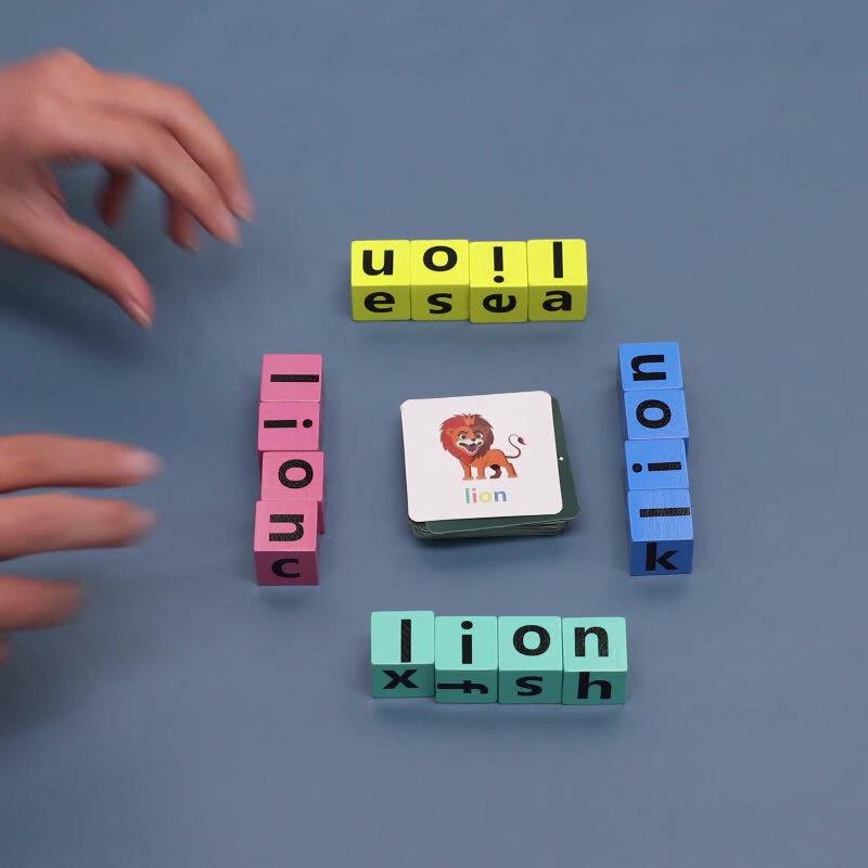 Brangdy Kids' English Word Spelling Puzzle Game Set