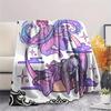 Demon Slayer Tanjiro Print Flannel Blanket, Ultra Soft High Quality All Seasons Warm Throw, Home Decor Cozy Blanket, Perfect Christmas Gift