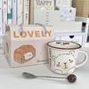 Gift Gift for Girls for Birthday Kapibala Children's Water Cup Couple Ceramic Mug Best Friend Souvenir Gift Box