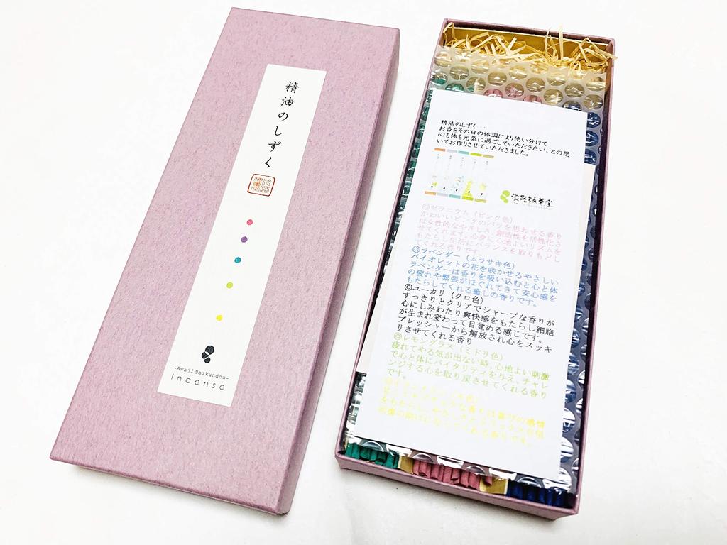 Awaji Umekundo Incense Drops of Lelora Essential and A natural incense gift set for sensitive made in this relaxing incense stick set is a perfect