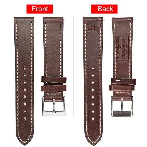 20mm Watch Band, Quick Release Replacement Watch Band, Retro Horween Leather, for Men and Women